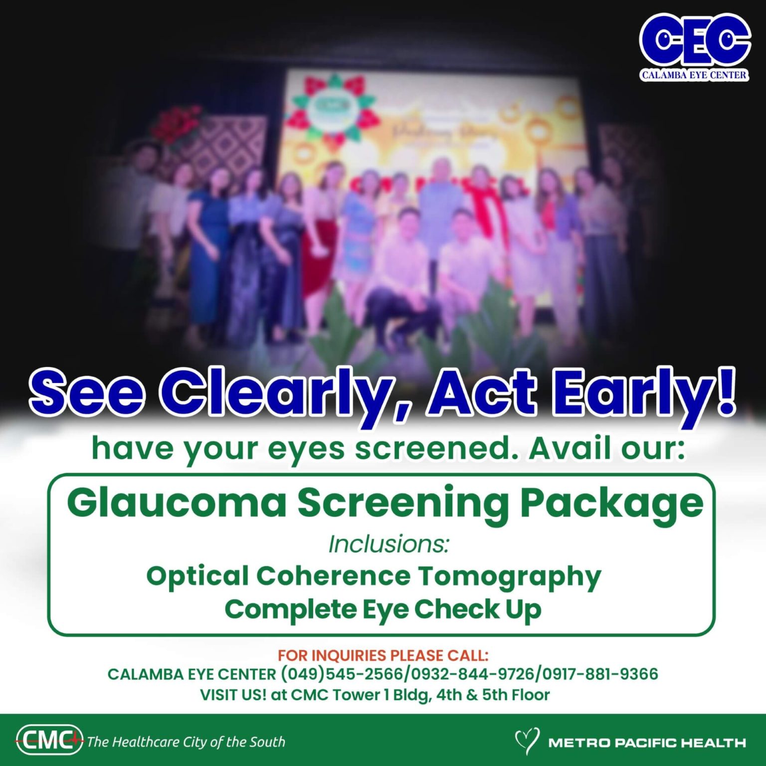 Calamba Medical Center Glaucoma Screening Package 