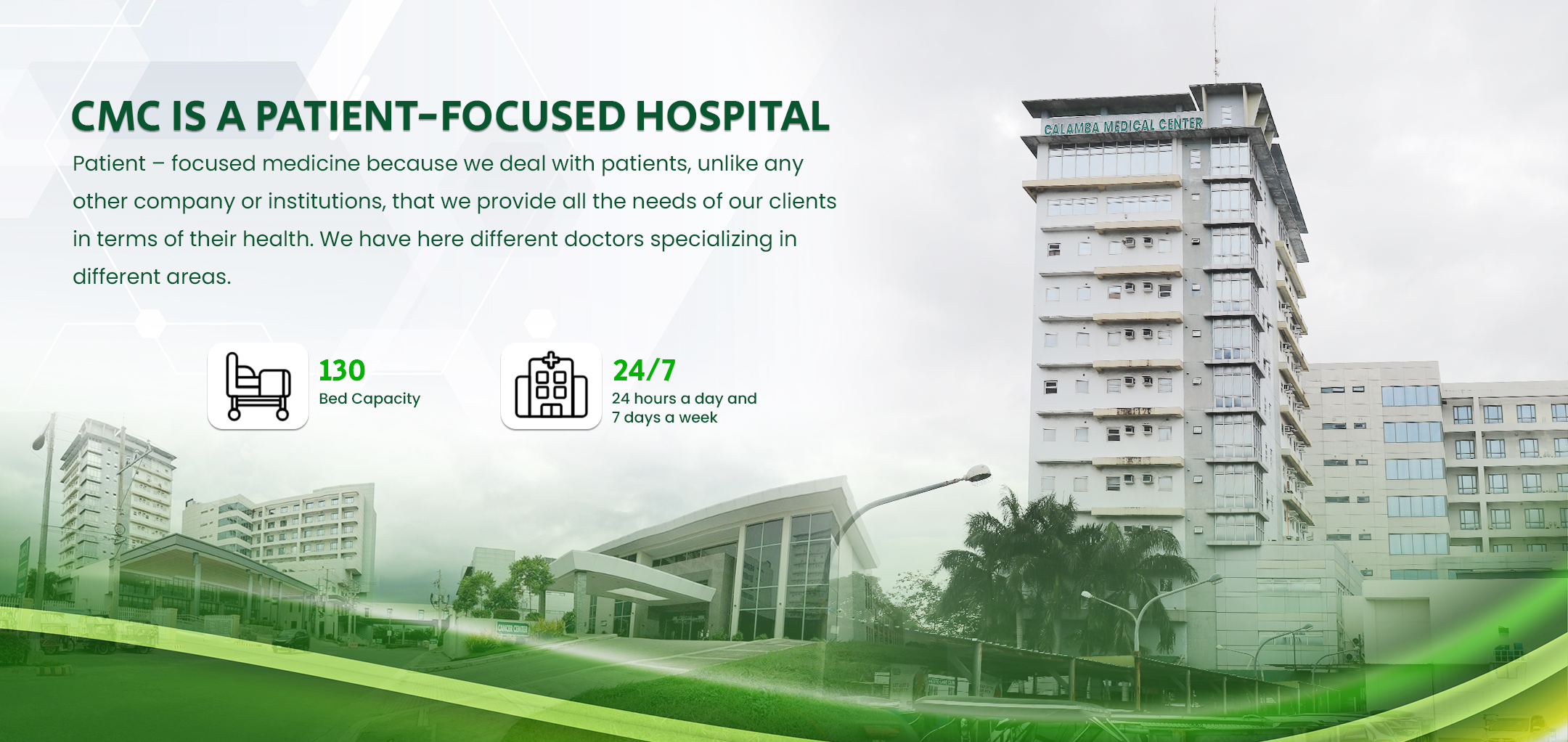 Calamba Medical Center Homepage banner